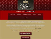 Tablet Screenshot of coventryvillas.com